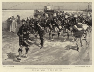The Advance in the Sudan by Frank Craig